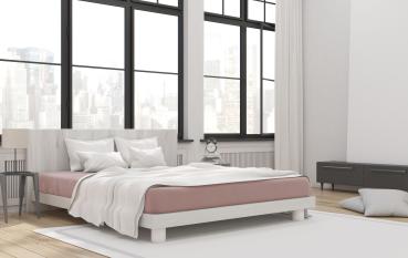 Mako-Feinjersey-Spannbetttuch, nougat 750